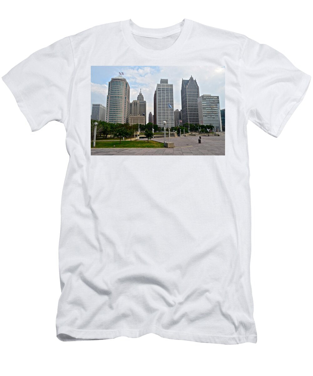View From Hart Plaza Frozen in Time Fine Art Photography T-Shirt