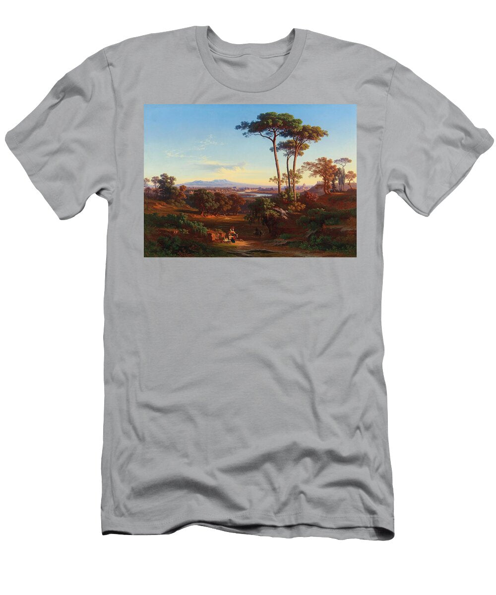 View of Rome From Monte Mario Johann Jacob Frey T-Shirt