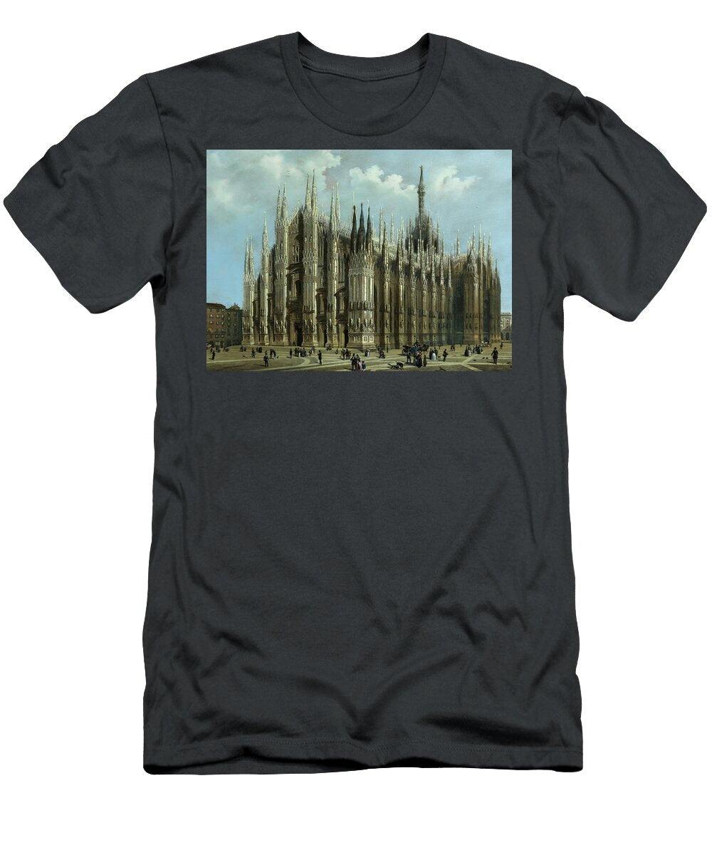 View of the Milan Cathedral Carlo Grubacs T-Shirt