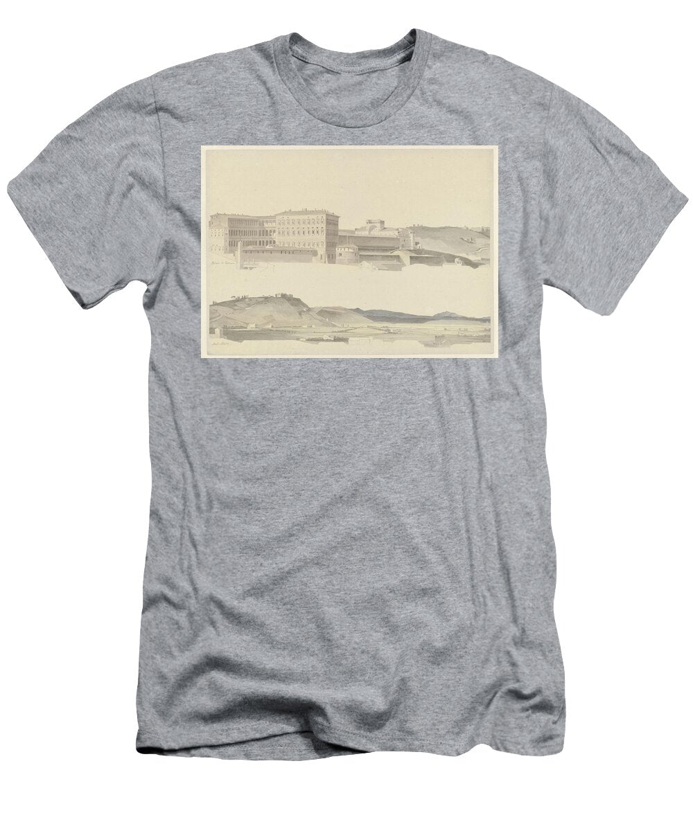 View of the Vatican Palaces and of the Monte Mario Josephus Augustus Knip C 1809 C 1812 Artistic Rifki T-Shirt