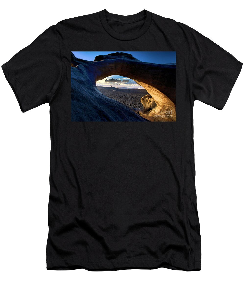 View Through a Drift Log Adam Jewell T-Shirt