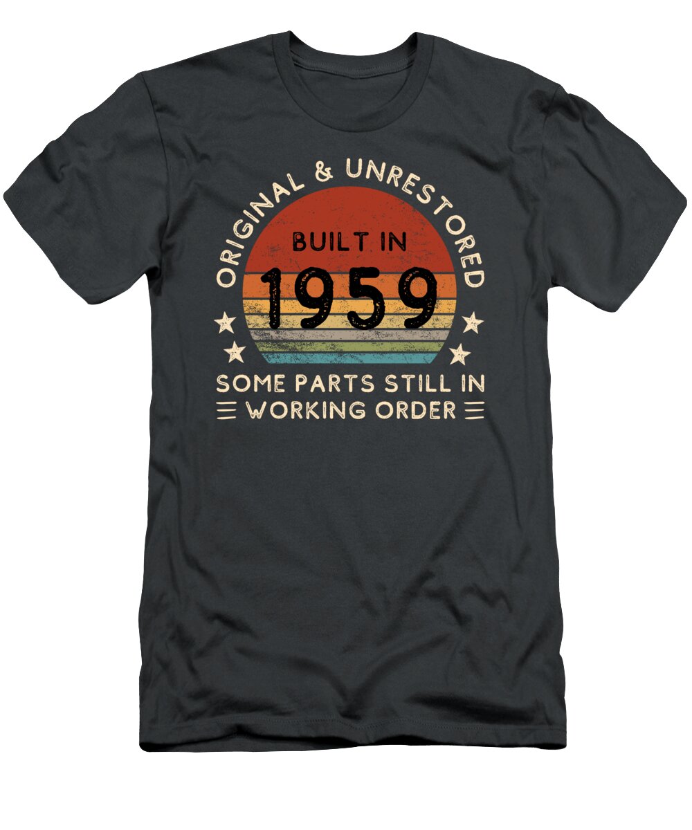 Vintage 1959 Original Funny Retro Humor 1959 Vintage T-Shirt