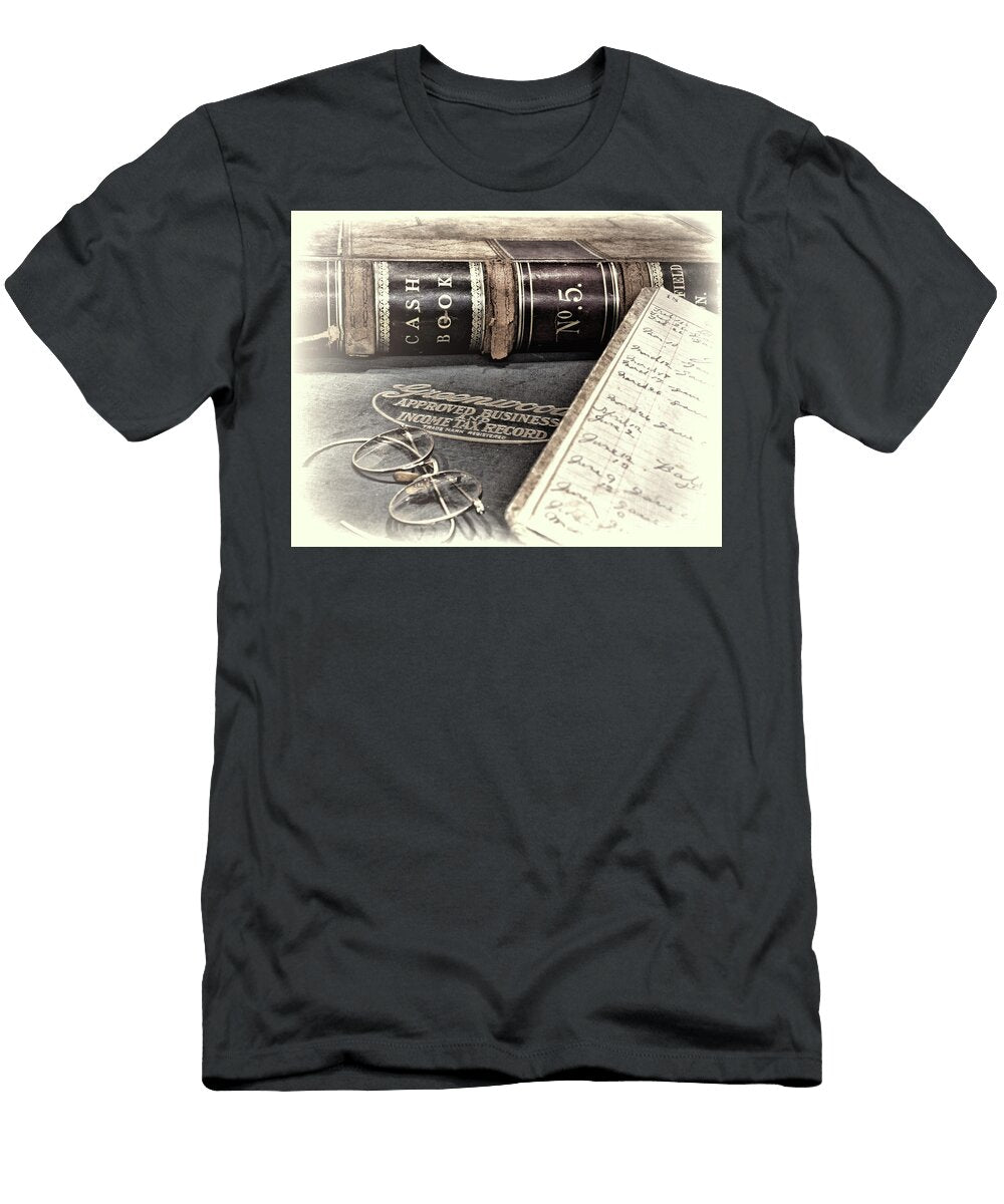 Vintage Accountants Cash Book Artistic Paul Ward T-Shirt