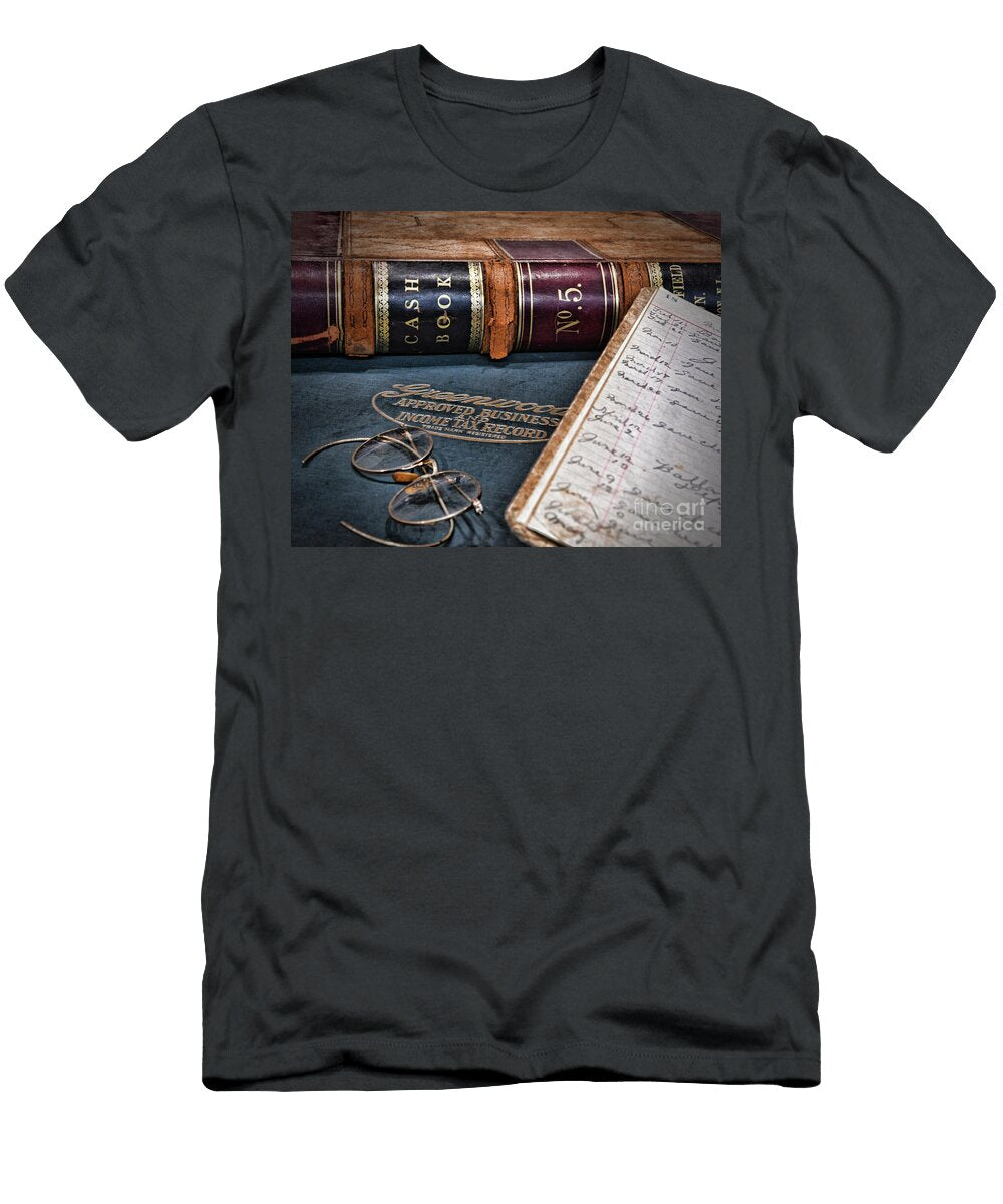 Vintage Accountants Cash Book Paul Ward T-Shirt