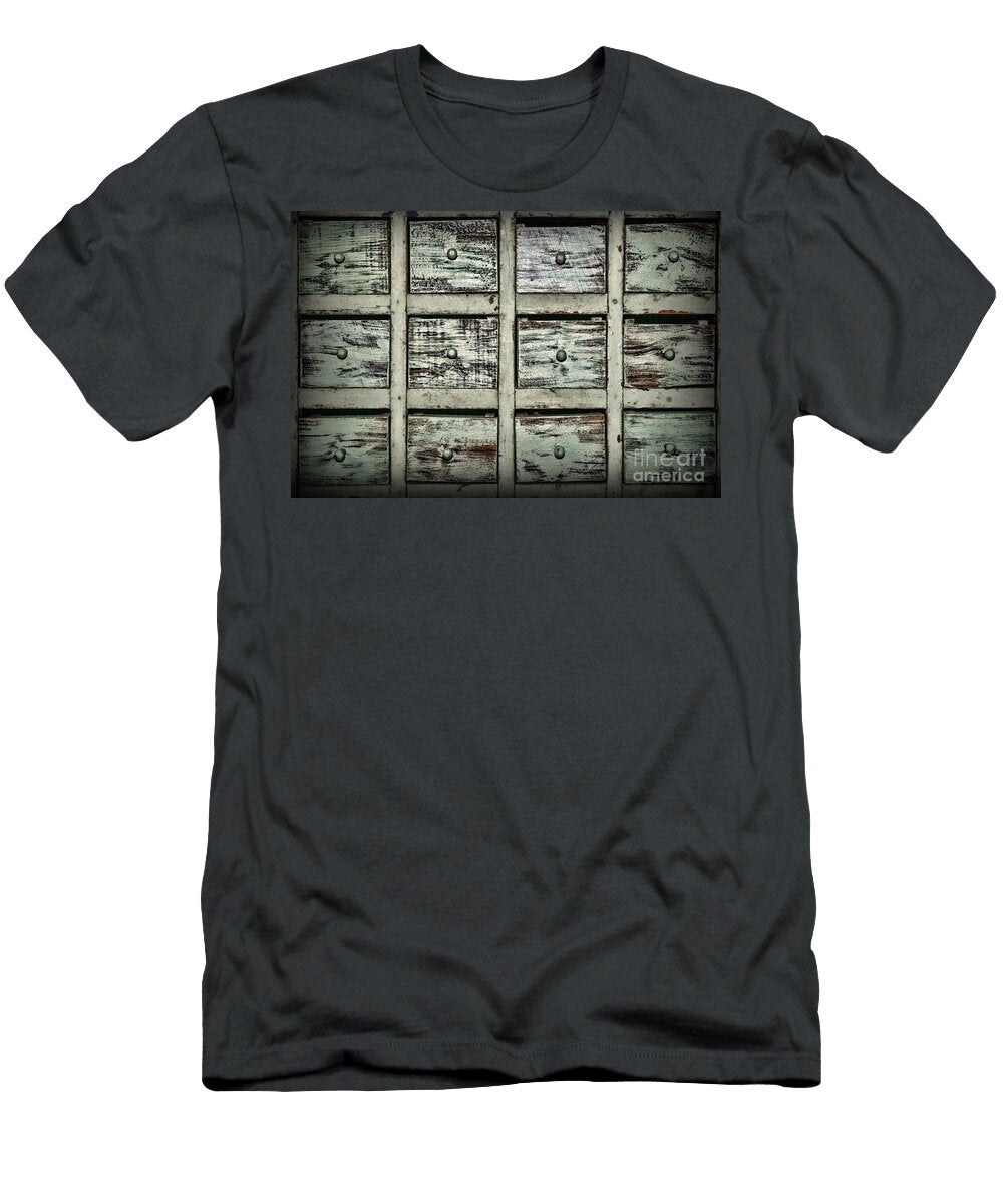 Vintage Apothecary Drawers Paul Ward T-Shirt