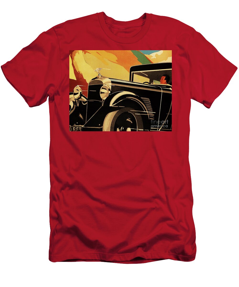Vintage Art Deco Auto Ad Vintage Lavoie T-Shirt