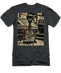Vintage Bates Numbering Machine Sepia Paul Ward T-Shirt
