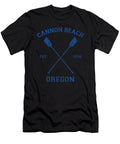 Vintage Cannon Beach Vacation Vector Deluxe T-Shirt