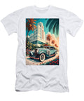 Vintage Car By Palm Trees Greg Joens T-Shirt