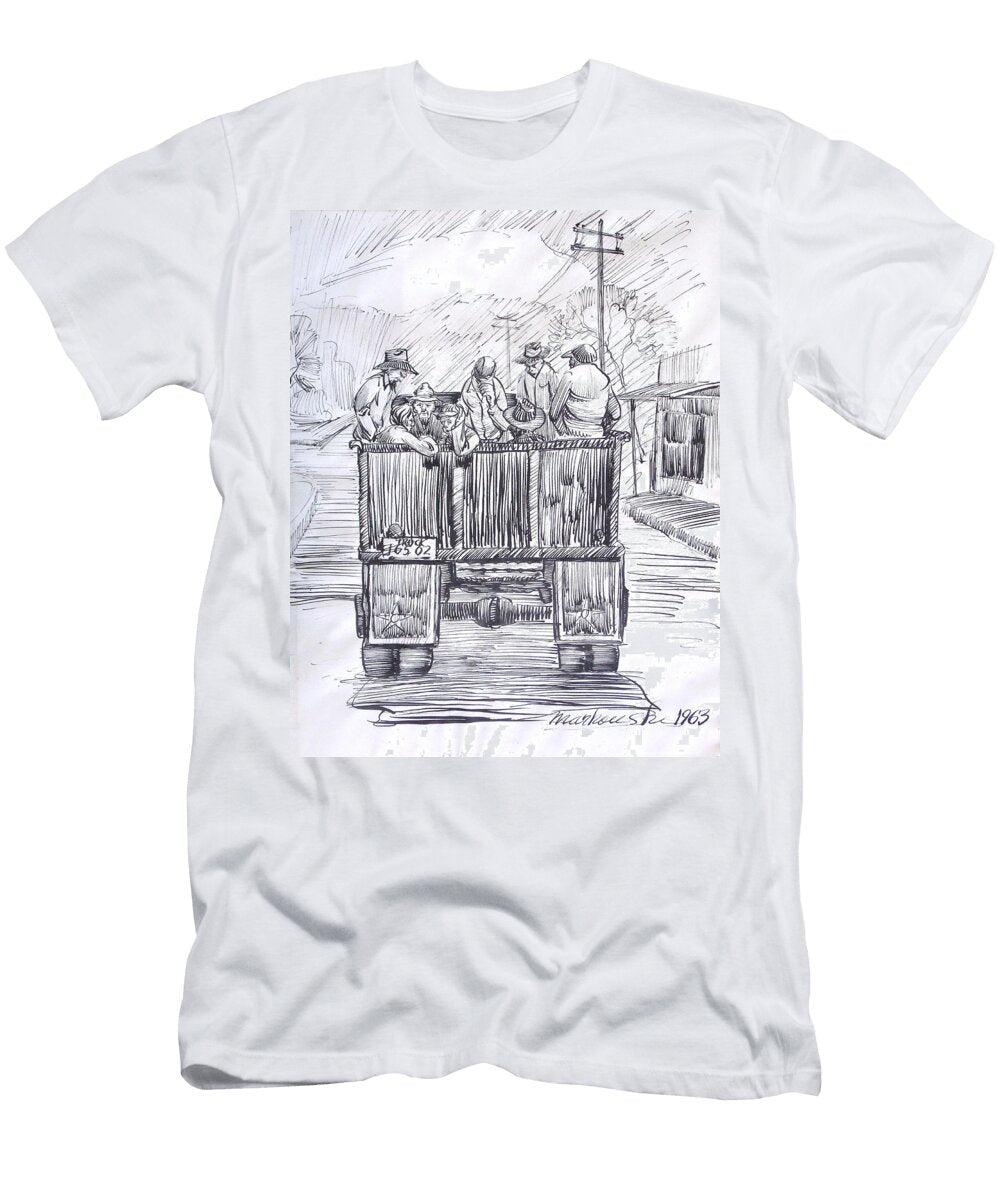 Vintage Car Pool Bill Joseph Markowski T-Shirt