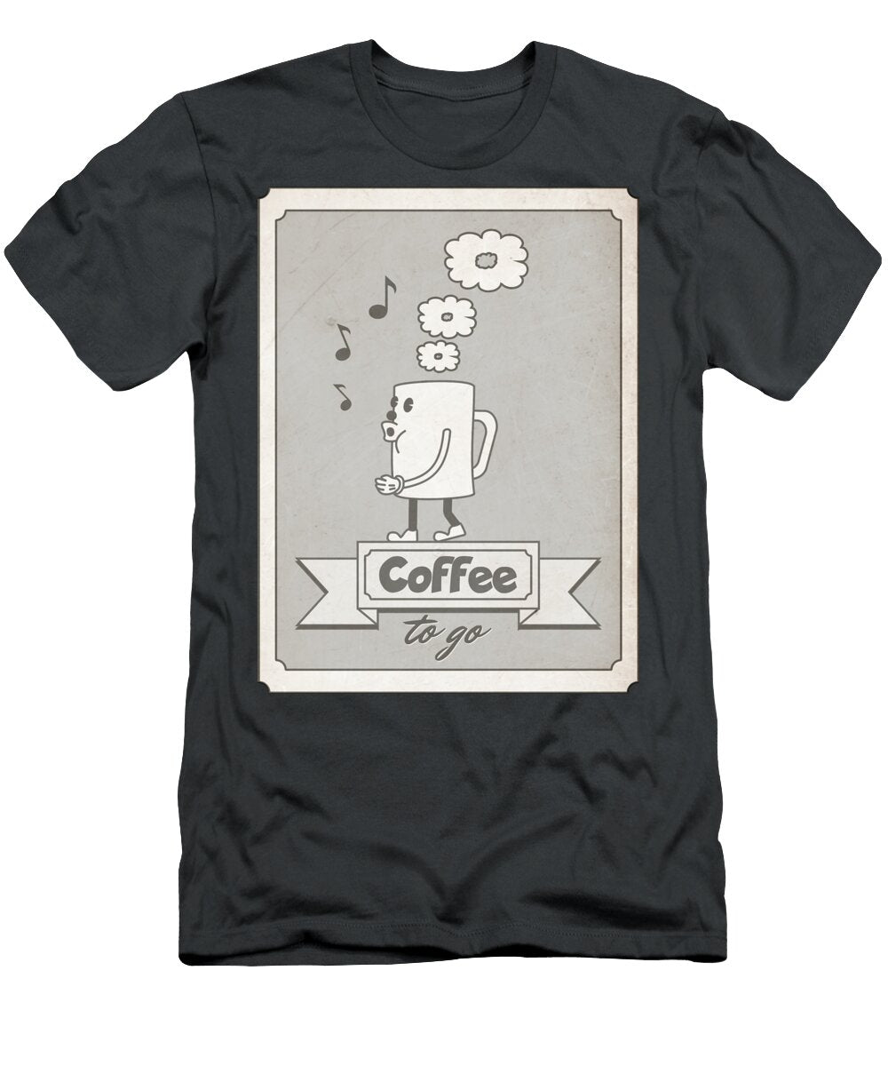 Vintage Cartoon Coffee Drawing Gunther Verbruggen T-Shirt