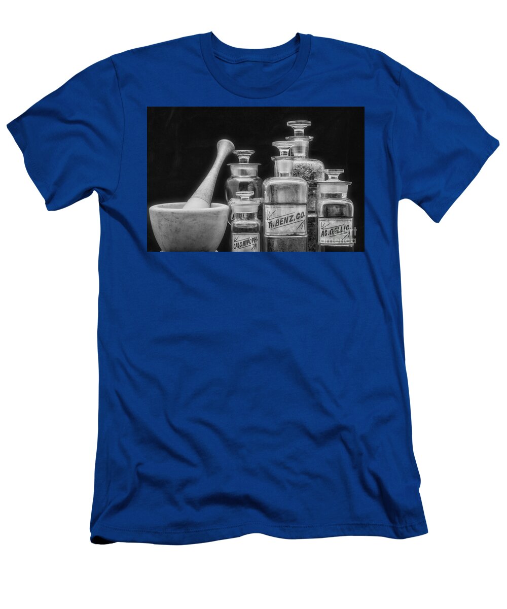 Vintage Chemistry in Black and White Paul Ward T-Shirt