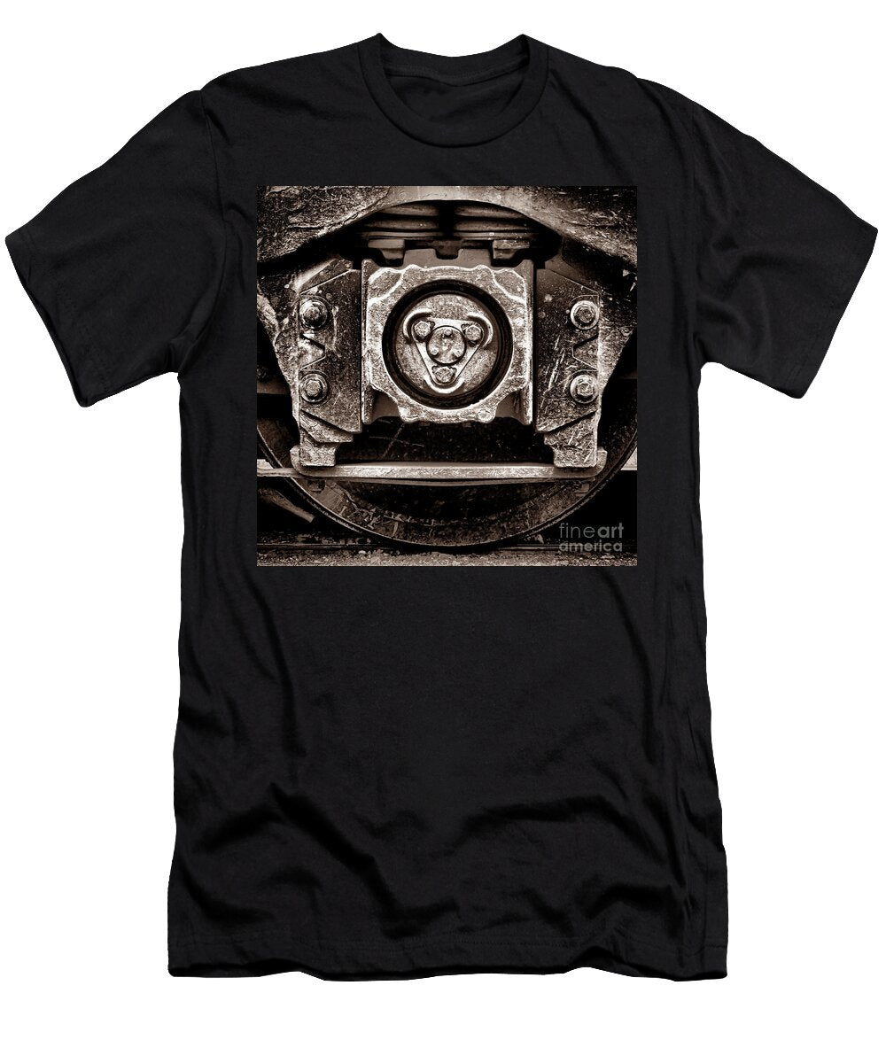 Vintage Diesel Engine Locomotive Truck Olivier Le Queinec T-Shirt