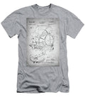 Vintage Dive Helmet Blueprint Basic Paul Ward T-Shirt