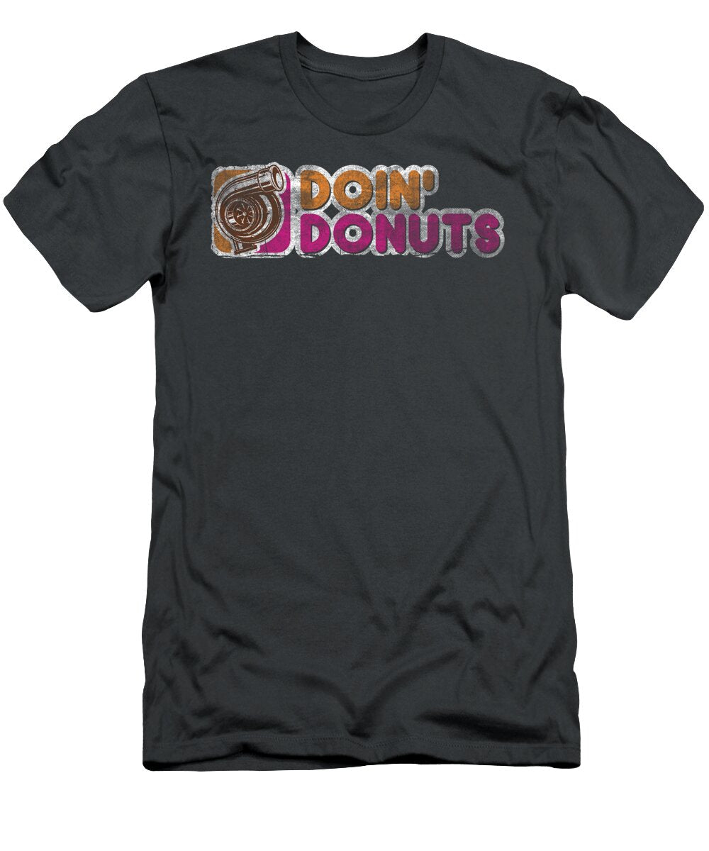 Vintage Doin Donuts Drift Racing Car Guy Gerry Malaz T-Shirt