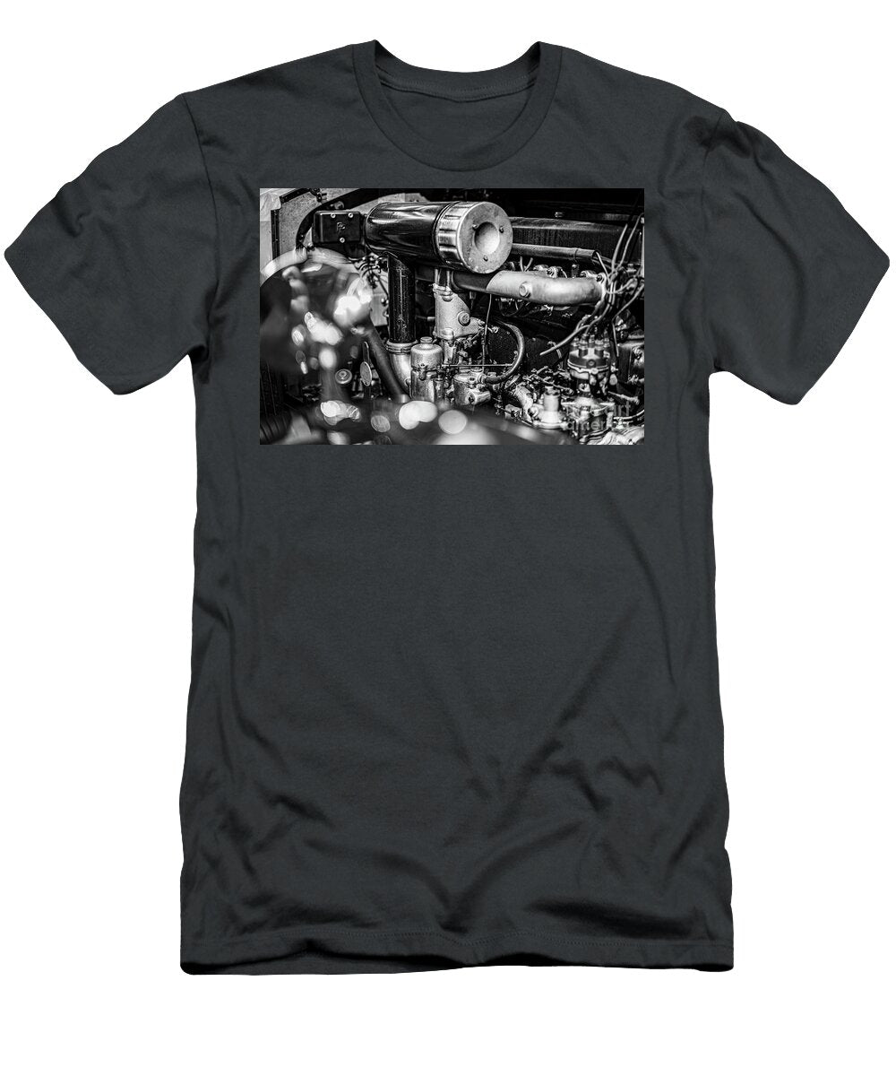 Vintage Engine Close Up Lukasz Czajkowski T-Shirt