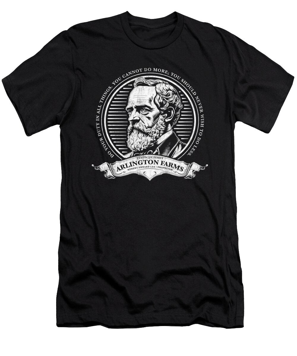 Vintage Fade Arlington Farms Clever Robere Lee Vector Deluxe T-Shirt