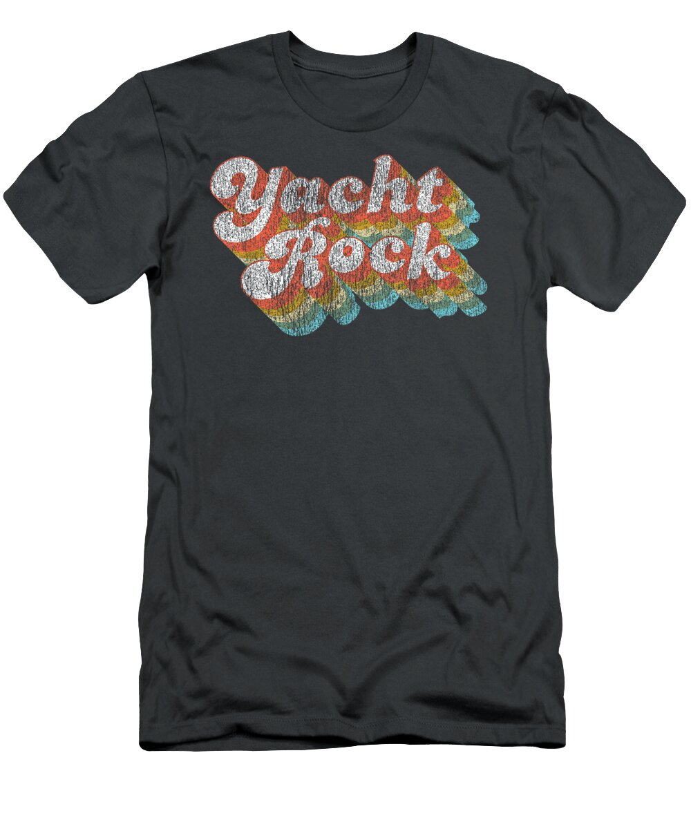 Vintage Fade Yacht Rock Party Boat Drinking Reily Bayan T-Shirt
