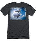 Vintage Fighter Planes in Flight Jeff Stallard T-Shirt