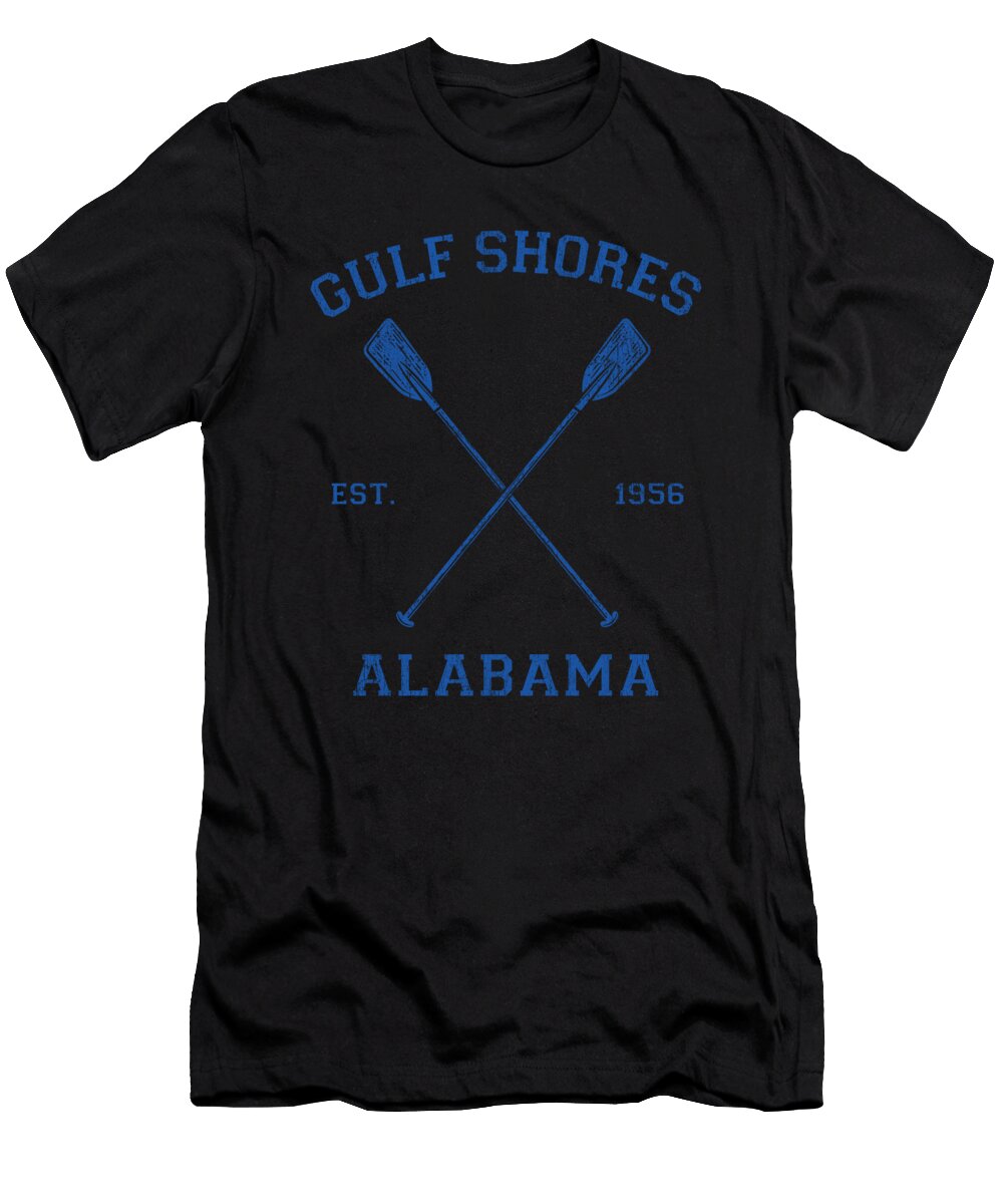 Vintage Gulf Shores Vacation Vector Deluxe T-Shirt