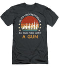 Vintage Gun Love Armed with Experience 44 Characters Awesome Store T-Shirt