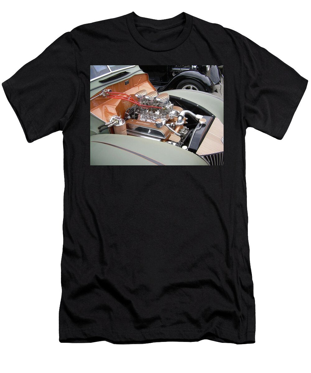 Vintage Hot Rod Engine Bay Jon Wessel T-Shirt