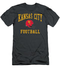 Vintage Kansas City Football Oldschool Retro Kc Helmet Kyliab Kenna T-Shirt