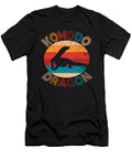 Vintage Komodo Dragon Lover Retro Lizard Silhouette Gift Art Grabitees T-Shirt