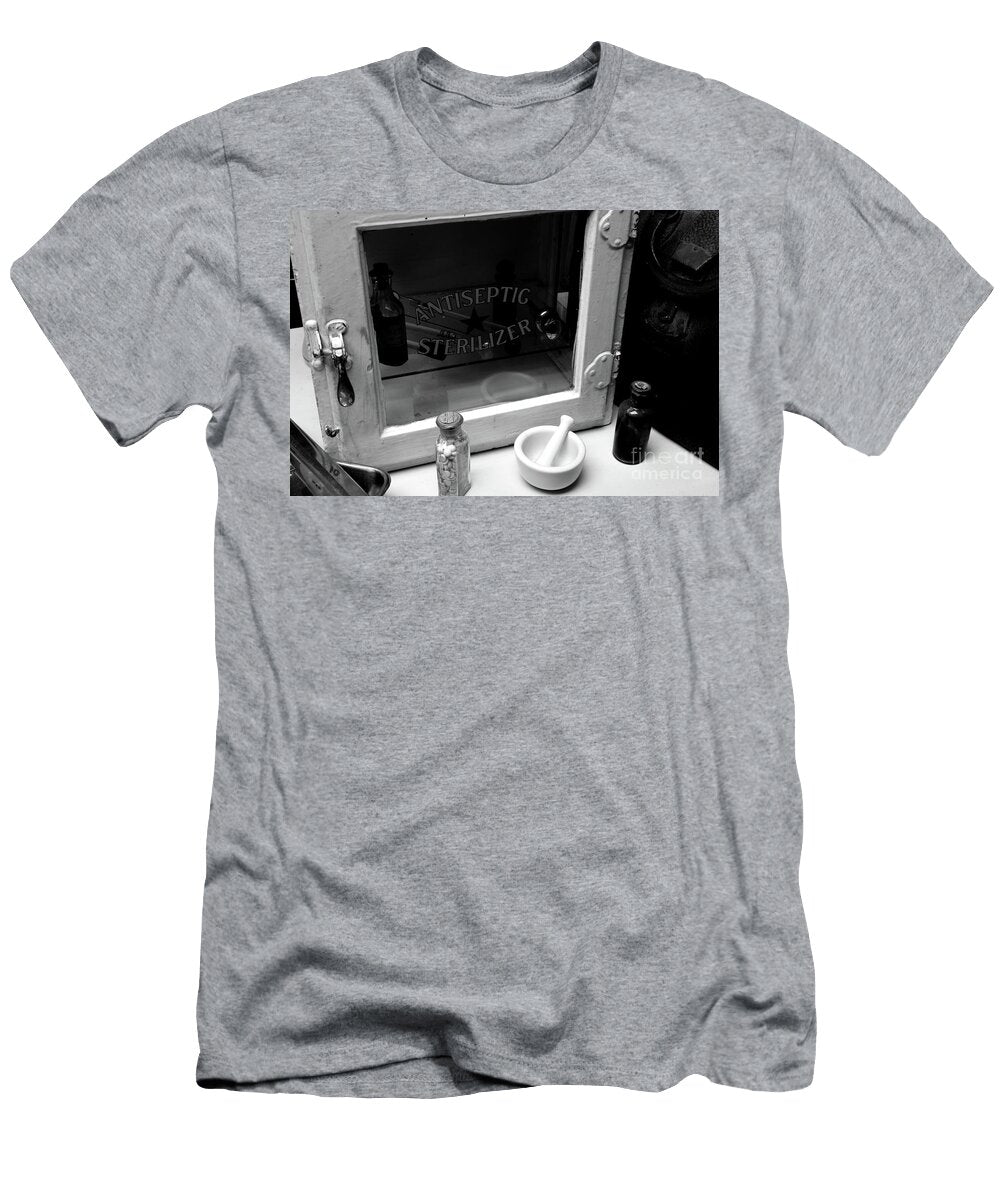 Vintage Medical Antiseptic Sterilizer Case Black and White Paul Ward T-Shirt