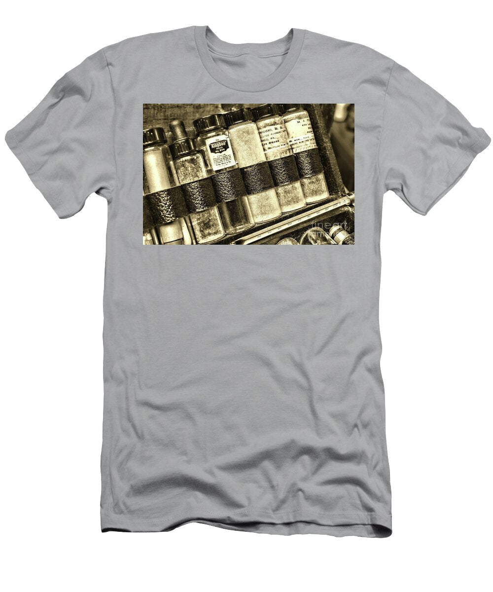 Vintage Medical Apothecary Kit Sepia Paul Ward T-Shirt