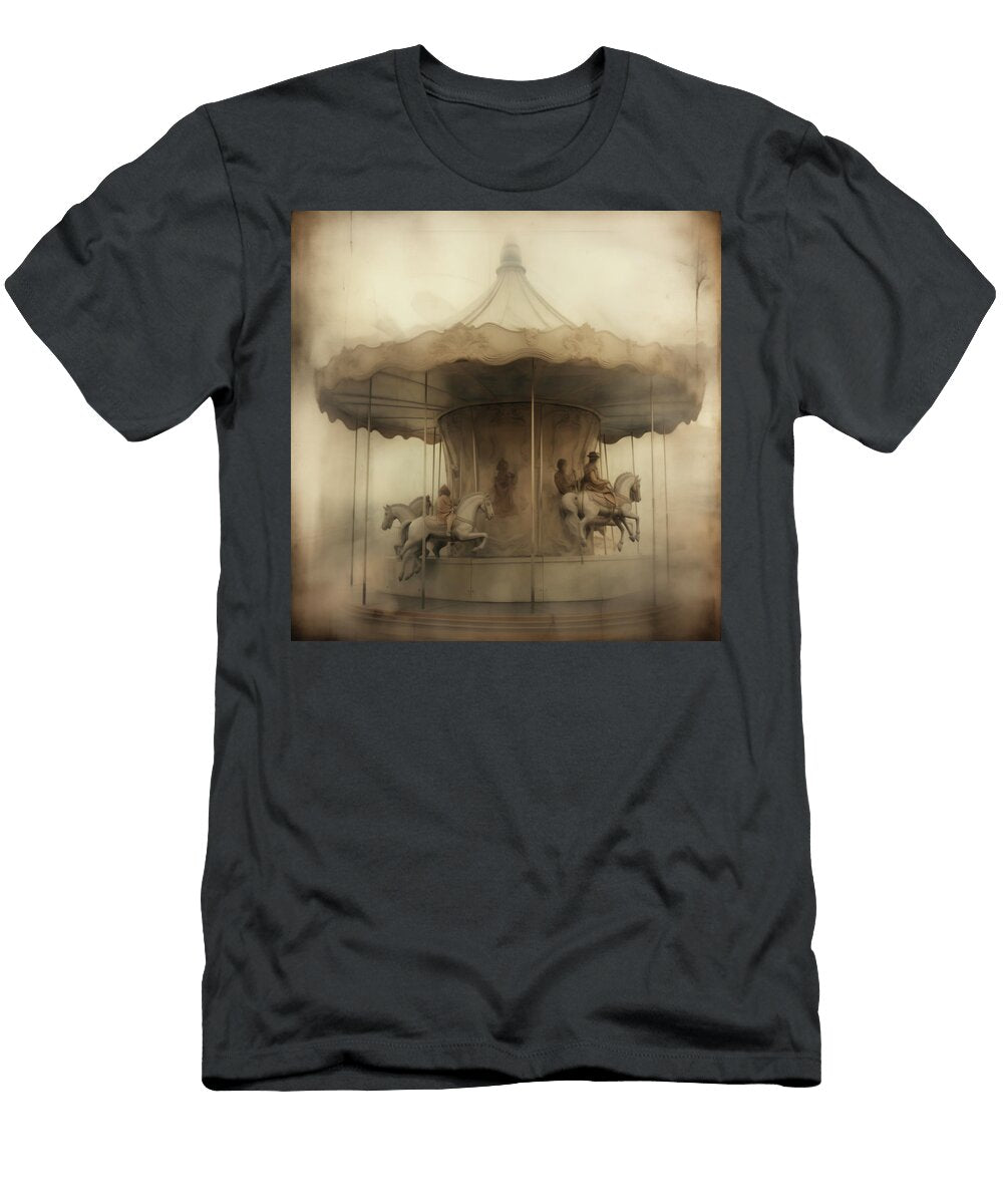 Vintage Merry Go Round in Fog Yopedro T-Shirt