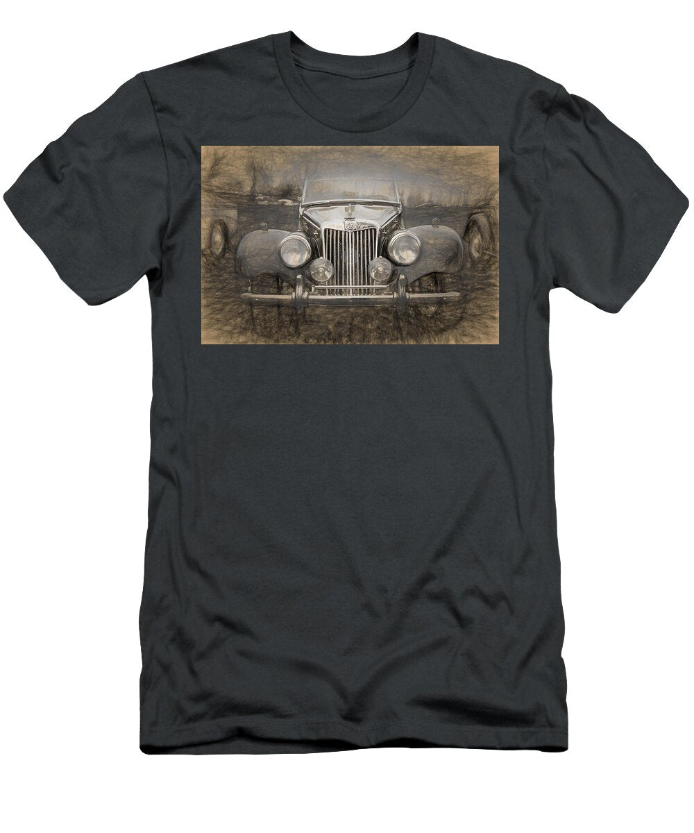 Vintage Mg Sports Car Roy Pedersen T-Shirt