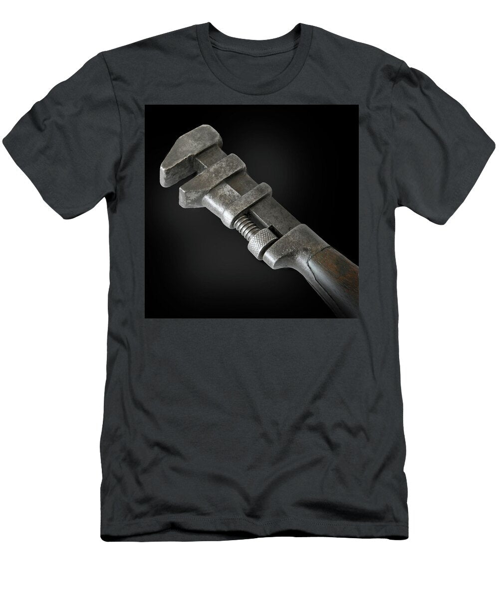 Vintage Monkey Wrench with Wood Handle David and Carol Kelly T-Shirt
