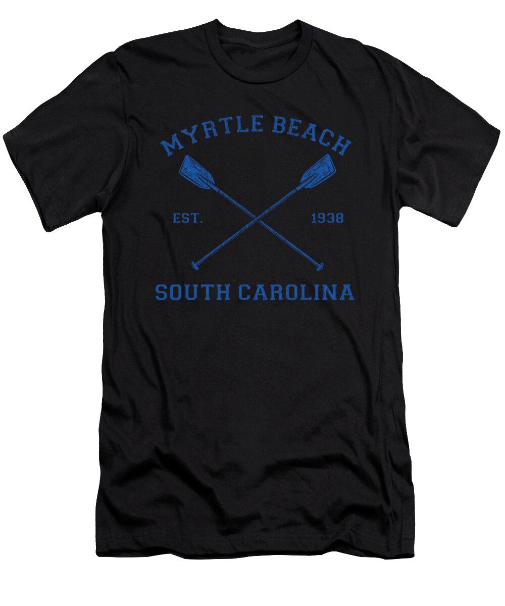 Vintage Myrtle Beach Vacation Vector Deluxe T-Shirt