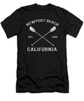 Vintage Newport Beach Vacation Vector Deluxe T-Shirt