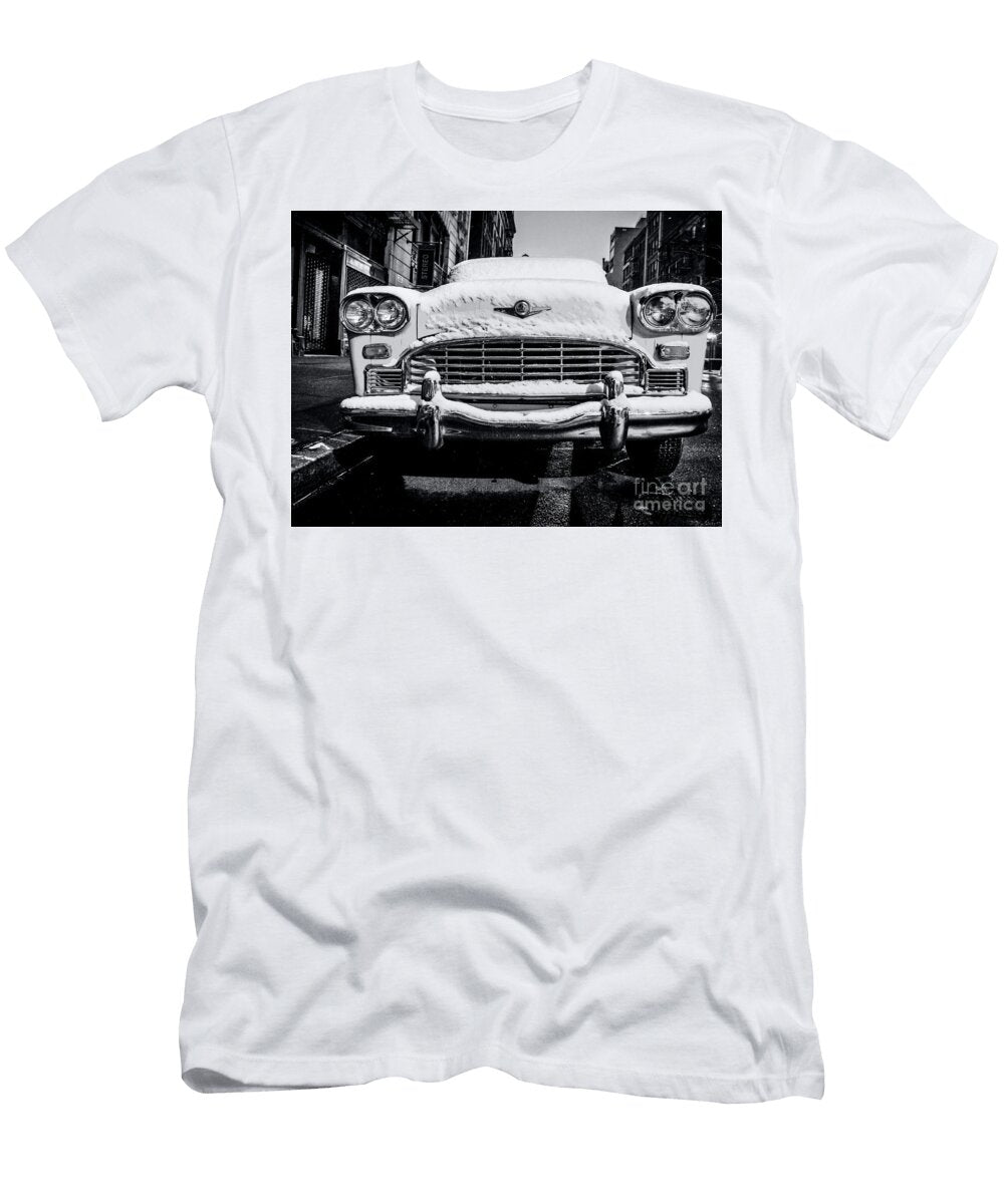 Vintage NYC Taxi Bw James Aiken T-Shirt