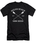 Vintage Ocean Beach San Diego Vacation Vector Deluxe T-Shirt