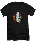 Vintage Orient Hyacinth Art in Gilded Marble on Clean White Holy Rock Design T-Shirt