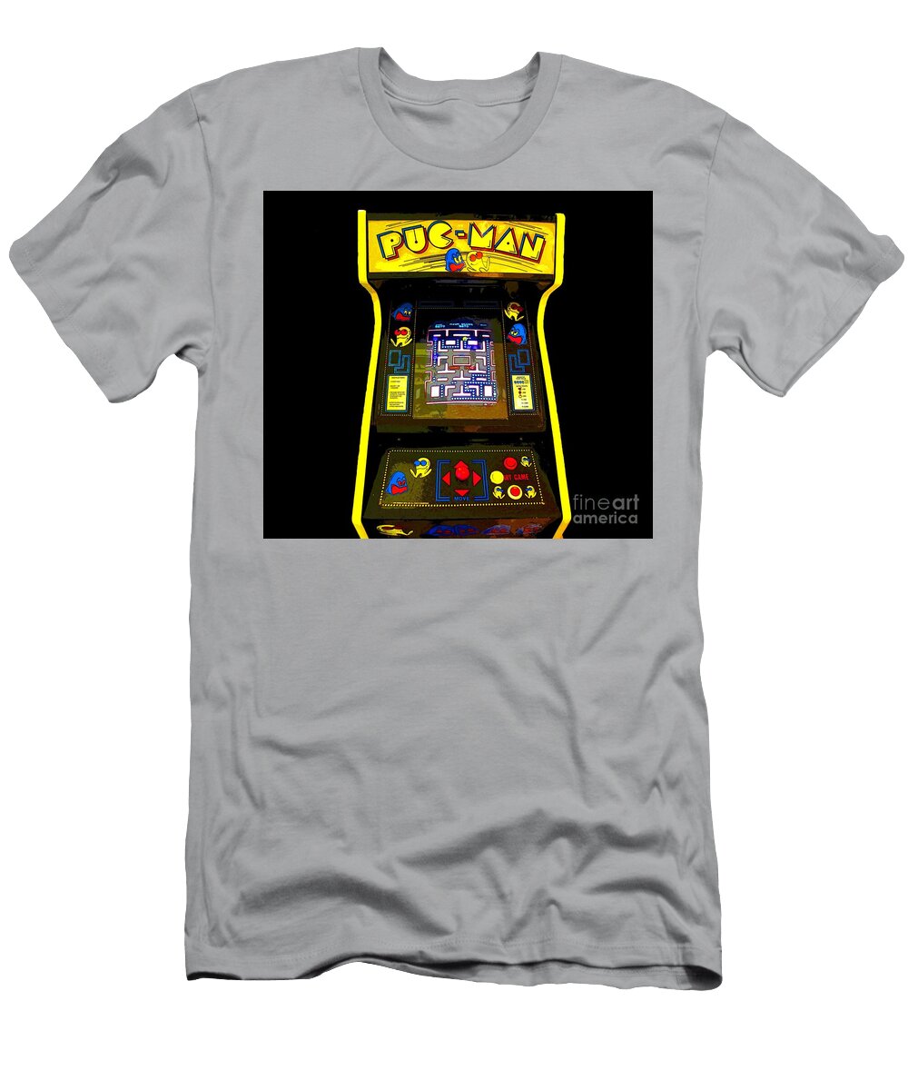 Vintage Pac Man Arcade Machine David Lee Thompson T-Shirt