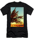 Vintage Picture of a Nice Car and a Beautiful Road with a Nice Tree Augustine Adu T-Shirt