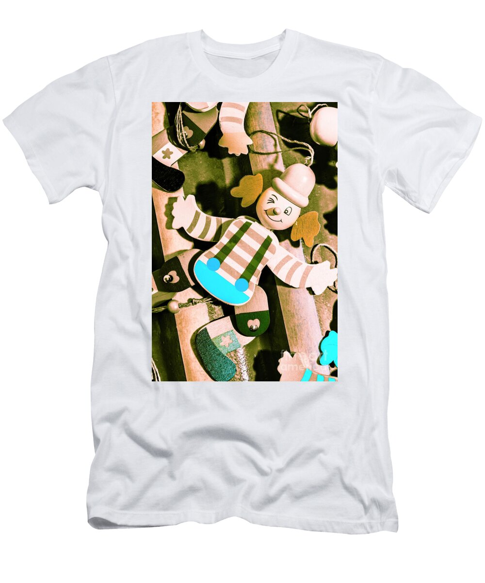 Vintage Pull String Puppet Carnival Jorgo Photography Wall Art Gallery T-Shirt
