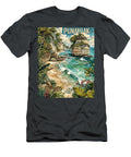Vintage Punakaiki Skyline Pancake Rocks Nathanael Ruiz T-Shirt