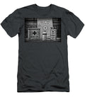Vintage Red Cross First Aid Material Black and White Paul Ward T-Shirt