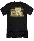 Vintage Red Cross First Aid Material Sepia Paul Ward T-Shirt