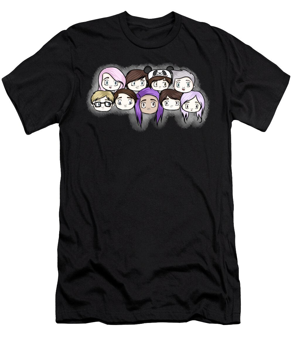 Vintage Retro Video Minecraft Games Gift Everyone Anime Chipi T-Shirt