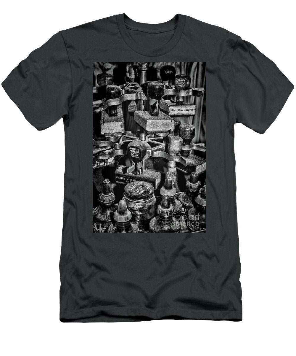 Vintage Rubber Stamps Black and White Paul Ward T-Shirt