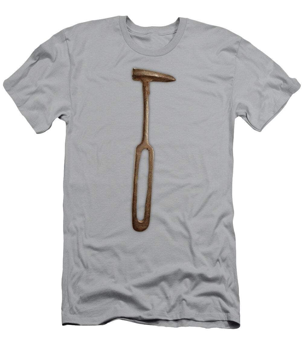 Vintage Rustic Hammer Floating on White Yopedro T-Shirt