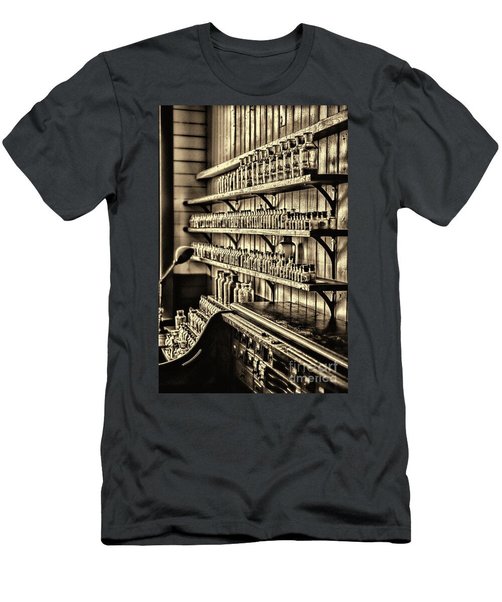 Vintage Science Research Lab Sepia Paul Ward T-Shirt