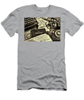 Vintage Secretary Desk Retro Sepia Paul Ward T-Shirt