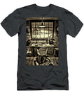 Vintage Stationmaster Office Retro Sepia Paul Ward T-Shirt